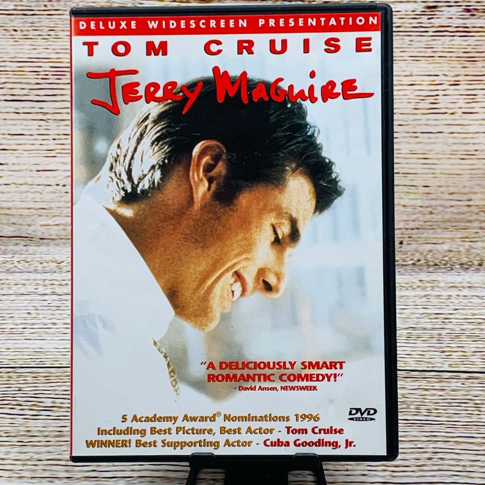 Jerry Maguire [1996 DVD] Tom Cruise Cuba Gooding Jr. 5 Academy Award Nominations